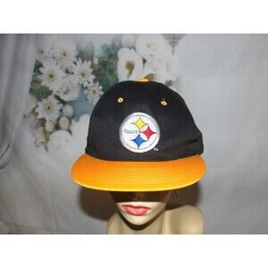 Pittsburgh Steelers AJD NFL Vintage 80's Trucker Snapback Cap Hat Unisex Adult